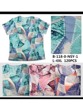 Bluzki damskie Polskie, Size l-4xl, paczka 12szt mix kolor