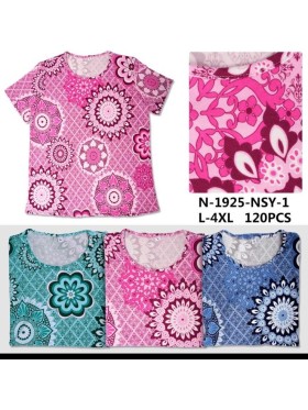Bluzki damskie Polskie, Size l-4xl, paczka 12szt mix kolor