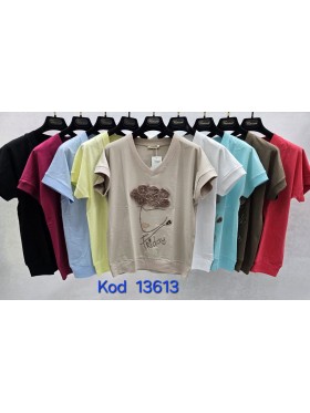 Bluzki damskie Tureckie, size standard ,paczka 12szt mix kolor