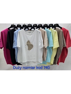 Bluzki damskie Tureckie, size standard ,paczka 12szt mix kolor
