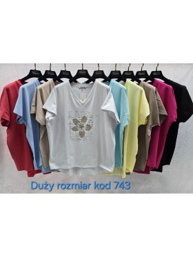 Bluzki damskie Tureckie, size standard ,paczka 12szt mix kolor