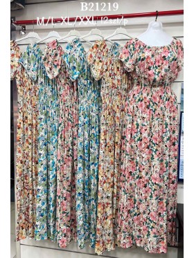 Sukienki damskie , size m-2xl, paczka 12szt, mix kolor