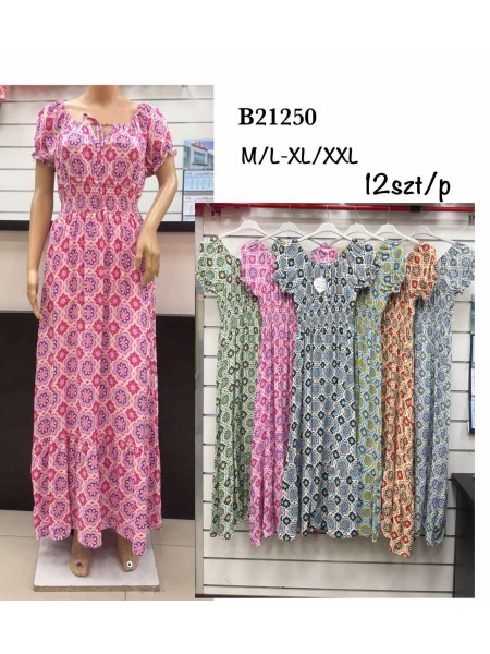 Sukienki damskie , size m-2xl, paczka 12szt, mix kolor