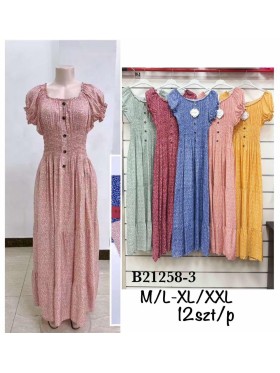 Sukienki damskie , size m-2xl, paczka 12szt, mix kolor