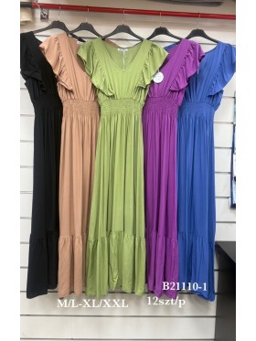 Sukienki damskie , size m-2xl, paczka 12szt, mix kolor