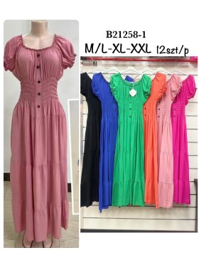 Sukienki damskie , size m-2xl, paczka 12szt, mix kolor