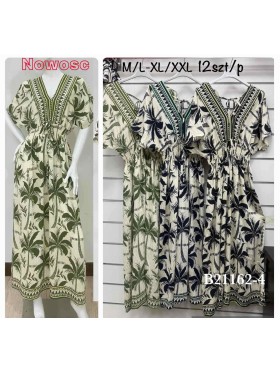 Sukienki damskie , size m-2xl, paczka 12szt, mix kolor