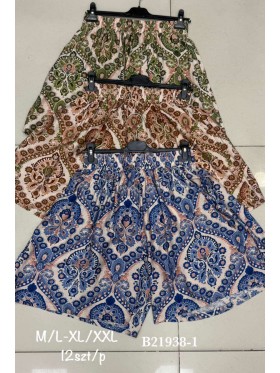Spodenki damskie , size m-2xl, paczka 12szt, mix kolor