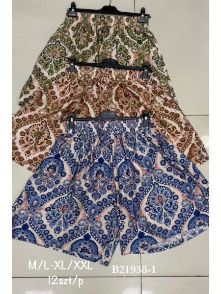 Spodenki damskie , size m-2xl, paczka 12szt, mix kolor