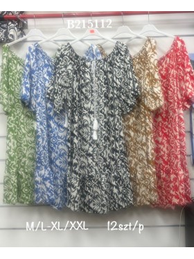 Sukienki damskie , size m-2xl, paczka 12szt, mix kolor
