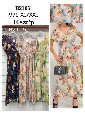 Sukienki damskie , size m-2xl, paczka 10szt, mix kolor