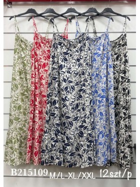 Sukienki damskie , size m-2xl, paczka 12szt, mix kolor