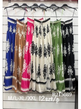 Sukienki damskie , size m-2xl, paczka 12szt, mix kolor