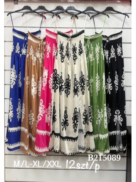 Sukienki damskie , size m-2xl, paczka 12szt, mix kolor