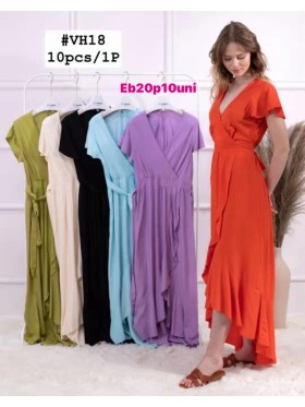 Sukienki damskie , size uni, paczka 10szt, mix kolor