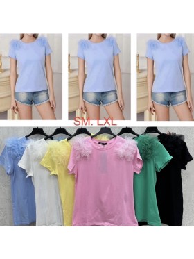 Bluzki damskie , Size s-xl,paczka 12szt,mix kolor