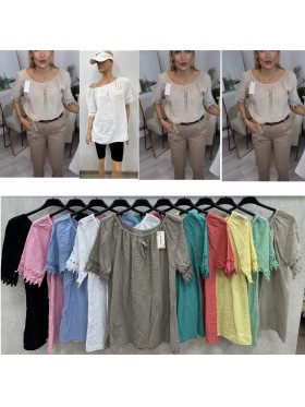 Bluzki damskie , Size uni,paczka 6szt,mix kolor