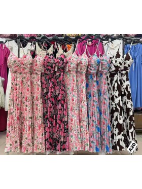 Sukienki damskie wloskie, Size uni ,paczka 6szt,mix kolor
