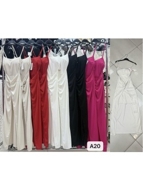 Sukienki damskie wloskie, Size uni ,paczka 6szt,mix kolor