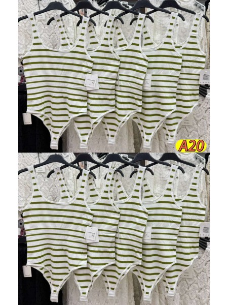 Body damskie wloskie, Size uni ,paczka 6szt,1 kolor