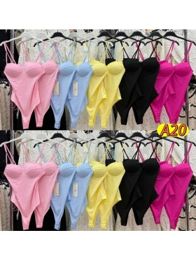 Body damskie wloskie, Size uni ,paczka 6szt,mix kolor