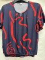 Bluzki damskie Polskie, Size m-3xl, paczka 5szt 1kolor