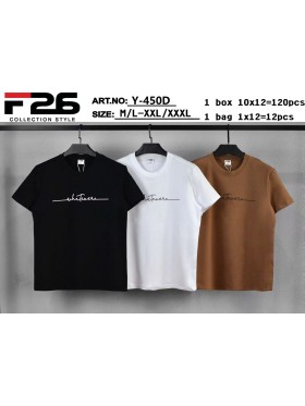 Bluzki MĘSKA , size M-3XL, paczka 12szt,mix kolor