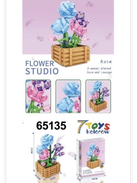 ZABAWKI flower.3 SZT / PACZKA, KOLOR JAK NA ZDZIĘCIU