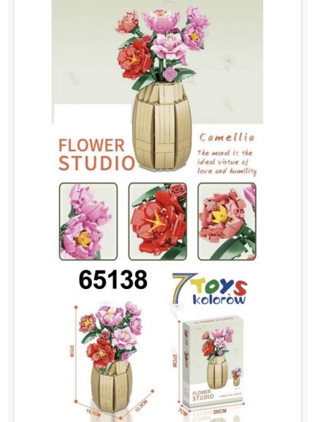 ZABAWKI flower.3 SZT / PACZKA, KOLOR JAK NA ZDZIĘCIU