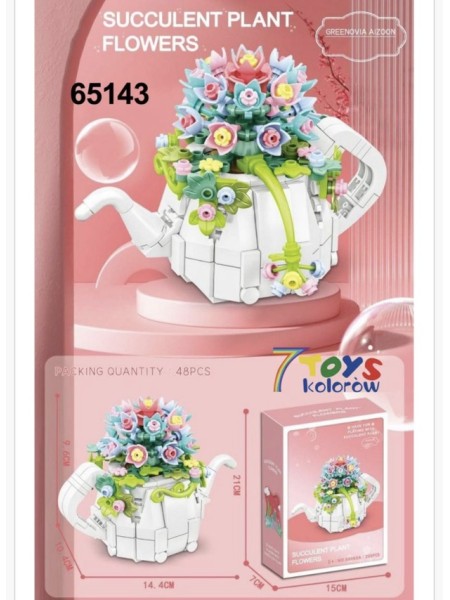 ZABAWKI flower.3 SZT / PACZKA, KOLOR JAK NA ZDZIĘCIU