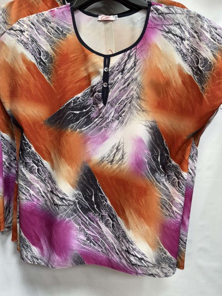 Bluzki damskie Polskie, Size 42-52, paczka 6szt 1kolor