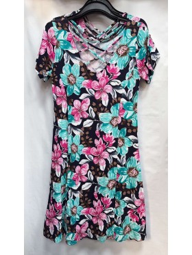 Sukienki damskie Polskie, Size M-2XL, paczka 4szt 1kolor