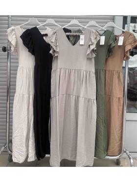 Sukienki damskie Włoski ,size uni  ,paczka 6szt mix kolor