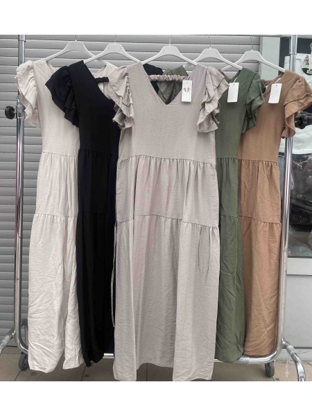 Sukienki damskie Włoski ,size uni  ,paczka 6szt mix kolor