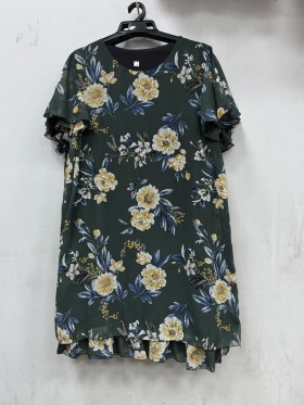 Sukienki damskie Polskie, Size 58-64, paczka 4szt 1kolor