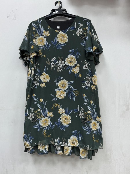 Sukienki damskie Polskie, Size 58-64, paczka 4szt 1kolor