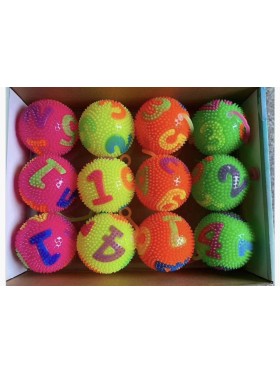 ZABAWKI BALL, 12SZT / PACZKA, KOLOR JAK NA ZDZIĘCIU