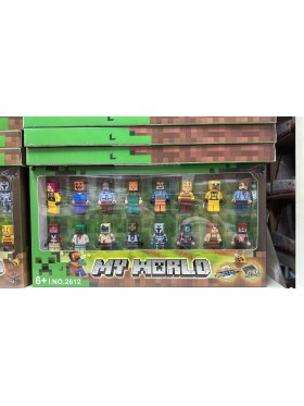 ZABAWKI MY WORLD, 6SZT / PACZKA, KOLOR JAK NA ZDZIĘCIU