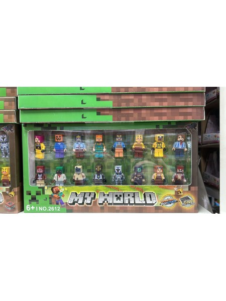 ZABAWKI MY WORLD, 6SZT / PACZKA, KOLOR JAK NA ZDZIĘCIU