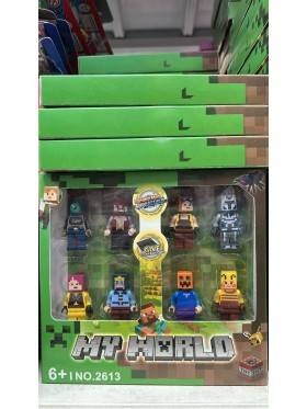 ZABAWKI MY WORLD, 12SZT / PACZKA, KOLOR JAK NA ZDZIĘCIU
