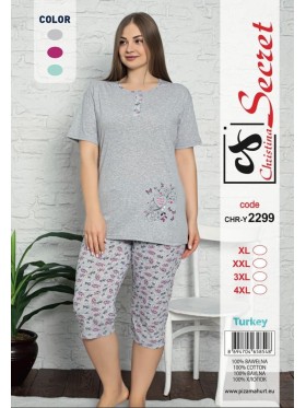 Piżama damskie tureckie, Size l-4xl,paczka 12szt,mix kolor