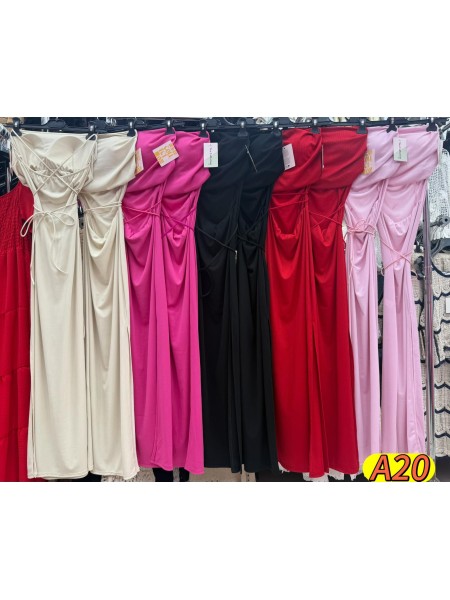 Sukienki damskie wloskie, Size uni ,paczka 6szt,mix kolor