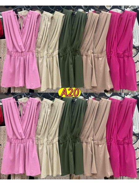 Kombinezony damskie wloskie, Size uni ,paczka 6szt,mix kolor