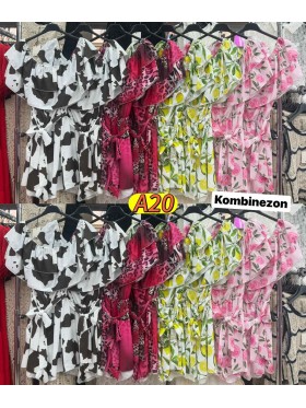 Kombinezony damskie wloskie, Size uni ,paczka 6szt,mix kolor