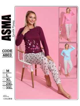 Piżama damskie tureckie, Size s-2xl,paczka 10szt,mix kolor