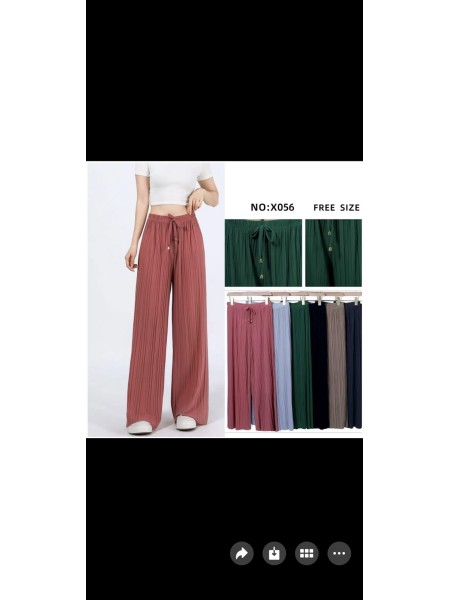Spodnie damskie , freeSize  ,paczka 12szt,mix kolor