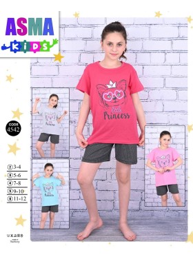 Piżama DZIECIĘCA tureckie, Size 3-12 lat,paczka 10szt,mix kolor