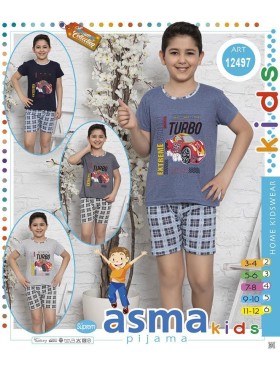 Piżama DZIECIĘCA tureckie, Size 3-12 lat,paczka 10szt,mix kolor