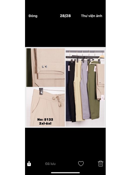 Spodnie damskie , Size 2-6xl ,paczka 12szt,mix kolor