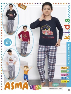 Piżama DZIECIĘCA tureckie, Size 3-12 lat,paczka 10szt,mix kolor